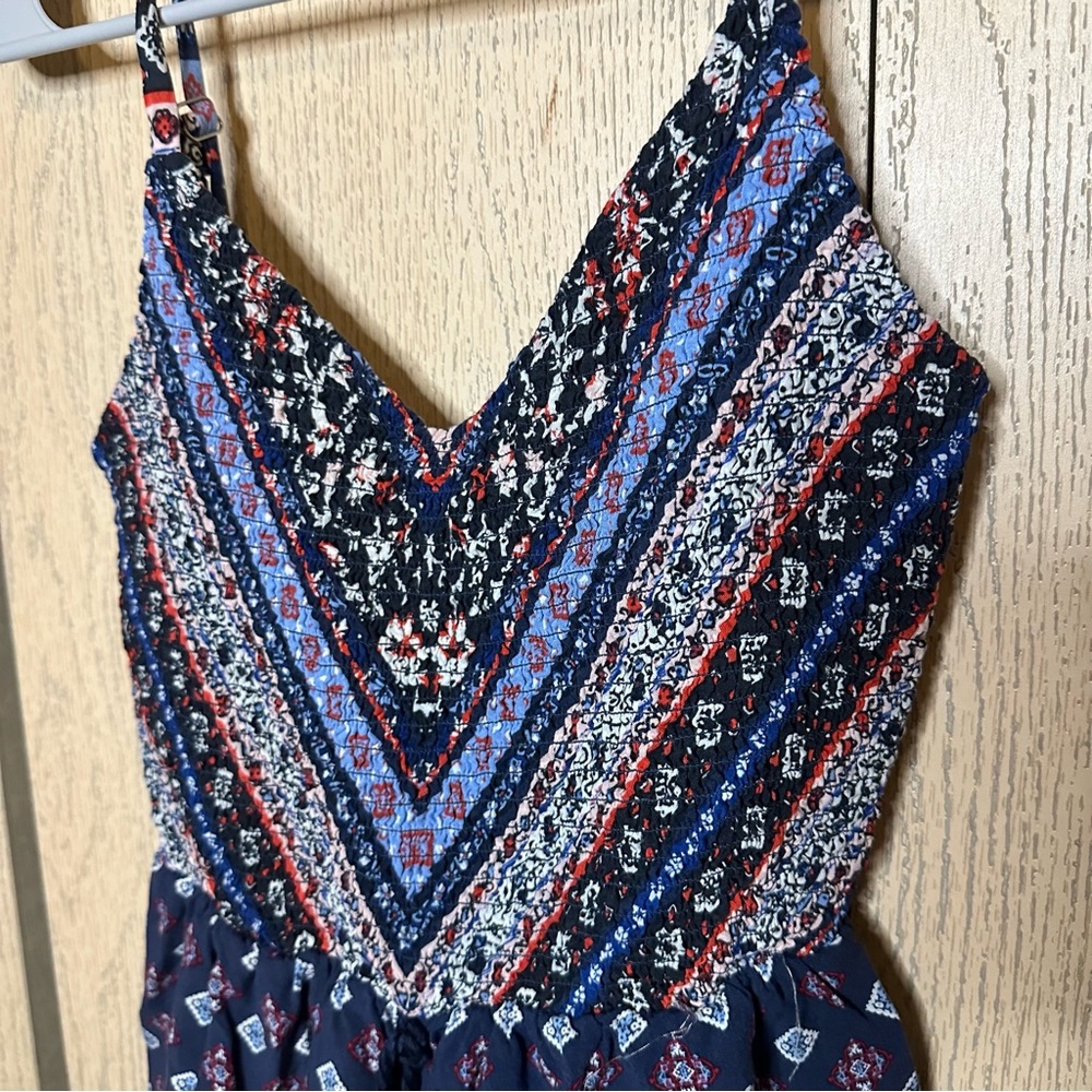 Xhilaration Smocked Tank Romper Small - Picture 3 of 11